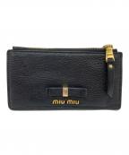 MIU MIUミュウミュウ）の古着「フラグメントケース」｜ブラック