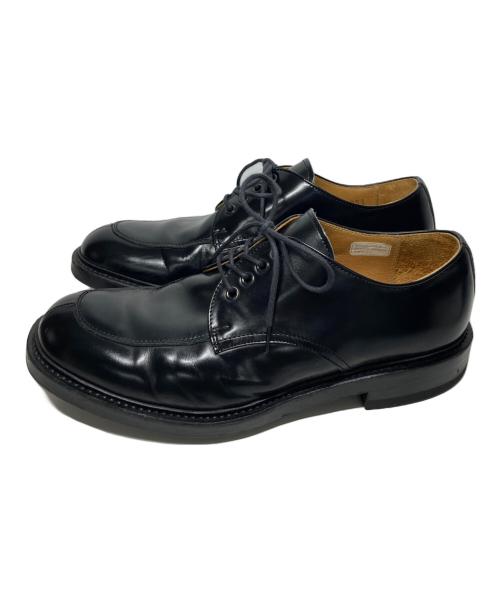 POLO RALPH LAUREN（ポロ・ラルフローレン）POLO RALPH LAUREN (ポロ・ラルフローレン) Uチップシューズ ブラック サイズ:25.5の古着・服飾アイテム