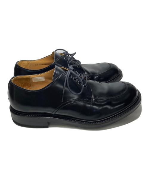 POLO RALPH LAUREN（ポロ・ラルフローレン）POLO RALPH LAUREN (ポロ・ラルフローレン) Uチップシューズ ブラック サイズ:25.5の古着・服飾アイテム