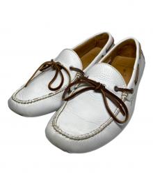 POLO RALPH LAUREN（ポロ・ラルフローレン）の古着「ドライビングシューズ」｜ホワイト