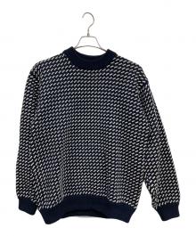 L.L.Bean（エルエルビーン）の古着「厚手ニット」｜ホワイト×ネイビー