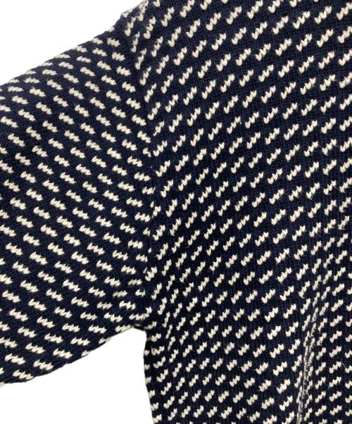 L.L.Bean（エルエルビーン）L.L.Bean (エルエルビーン) 厚手ニット ホワイト×ネイビー サイズ:Sの古着・服飾アイテム