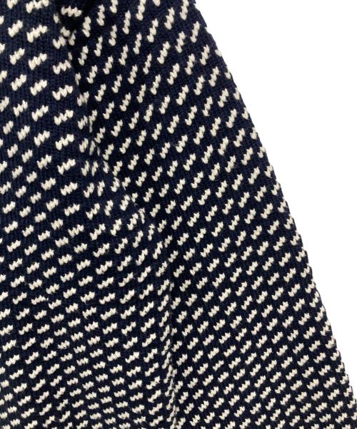 L.L.Bean（エルエルビーン）L.L.Bean (エルエルビーン) 厚手ニット ホワイト×ネイビー サイズ:Sの古着・服飾アイテム