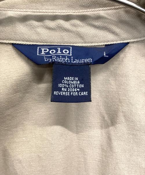 POLO RALPH LAUREN（ポロ・ラルフローレン）POLO RALPH LAUREN (ポロ・ラルフローレン) スイングトップ グリーン×ベージュ サイズ:Lの古着・服飾アイテム