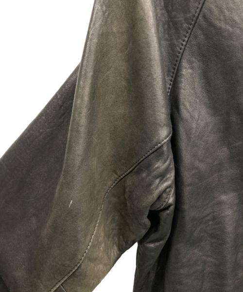 NAUTICA（ノーティカ）NAUTICA (ノーティカ) レザーブルゾン ブラック サイズ:Mの古着・服飾アイテム