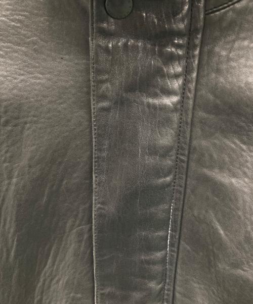 NAUTICA（ノーティカ）NAUTICA (ノーティカ) レザーブルゾン ブラック サイズ:Mの古着・服飾アイテム