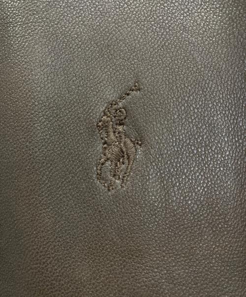 POLO RALPH LAUREN（ポロ・ラルフローレン）POLO RALPH LAUREN (ポロ・ラルフローレン) レザージャケット ブラウン サイズ:Lの古着・服飾アイテム