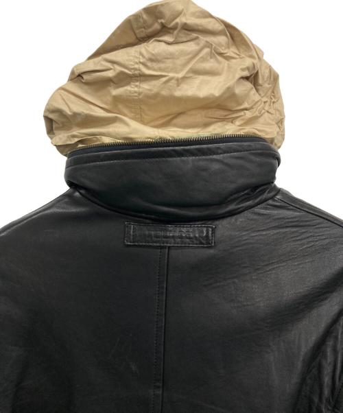 NAUTICA（ノーティカ）NAUTICA (ノーティカ) レザージャケット ブラック サイズ:42の古着・服飾アイテム