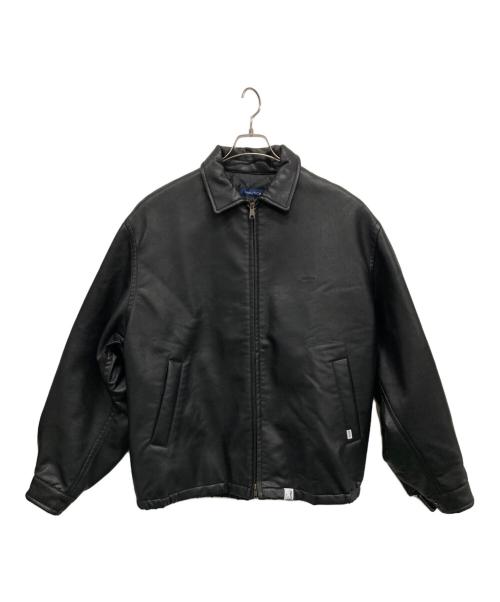 NAUTICA（ノーティカ）NAUTICA (ノーティカ) フェイクレザージャケット ブラック サイズ:XLの古着・服飾アイテム