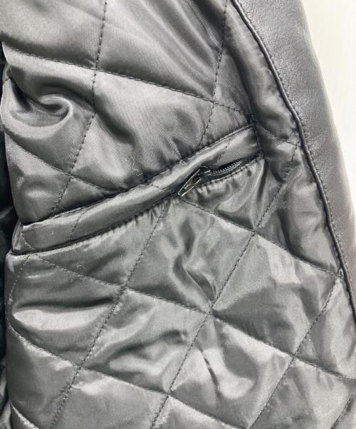 NAUTICA（ノーティカ）NAUTICA (ノーティカ) フェイクレザージャケット ブラック サイズ:XLの古着・服飾アイテム