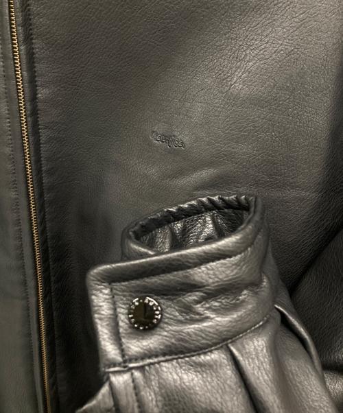 NAUTICA（ノーティカ）NAUTICA (ノーティカ) フェイクレザージャケット ブラック サイズ:XLの古着・服飾アイテム