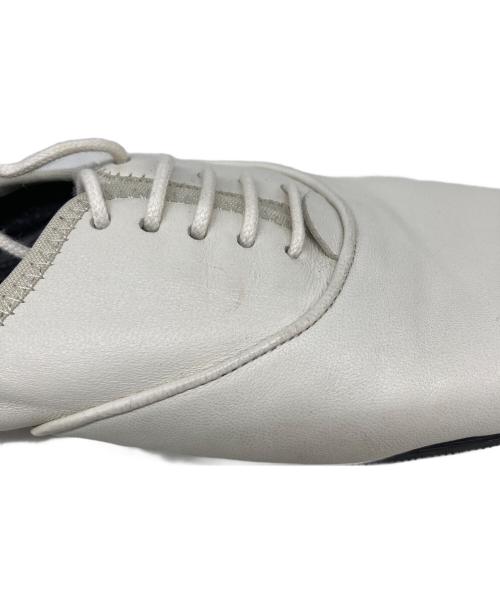 LOEWE（ロエベ）LOEWE (ロエベ) ソフトダービーフラットシューズ ホワイト サイズ:23の古着・服飾アイテム