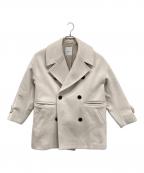 ebure×Ron Hermanエブール×ロンハーマン）の古着「スーパー100sビーバーメルトンPコート」