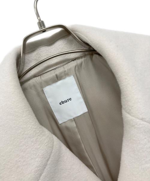 ebure（エブール）EBURE (エブール) Ron Herman (ロンハーマン) スーパー100sビーバーメルトンPコート サイズ:36の古着・服飾アイテム
