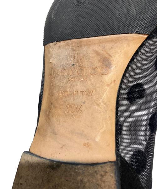 JIMMY CHOO（ジミーチュウ）JIMMY CHOO (ジミーチュウ) ポインテッドトゥパンプス ブラック サイズ:23cmの古着・服飾アイテム