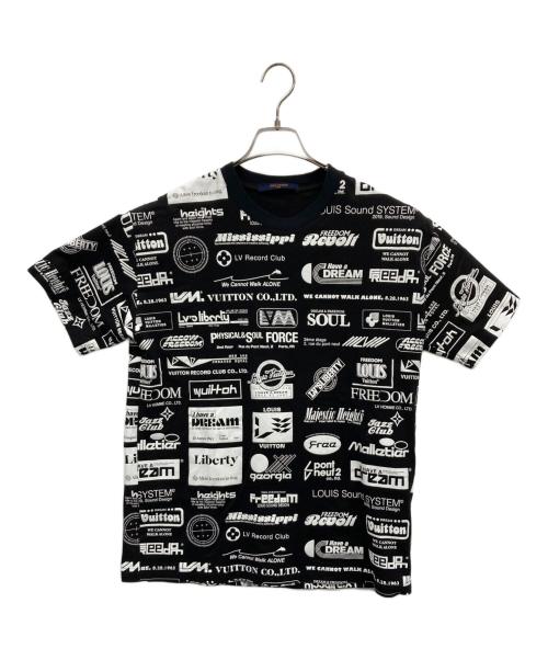 LOUIS VUITTON（ルイ ヴィトン）LOUIS VUITTON (ルイ ヴィトン) オールオーバーロゴプリンテッドTシャツ ブラック サイズ:Mの古着・服飾アイテム
