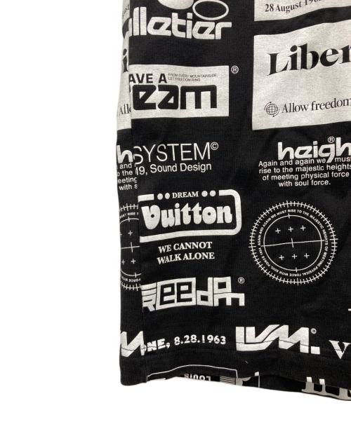 LOUIS VUITTON（ルイ ヴィトン）LOUIS VUITTON (ルイ ヴィトン) オールオーバーロゴプリンテッドTシャツ ブラック サイズ:Mの古着・服飾アイテム