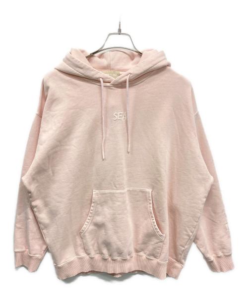 WIND AND SEA（ウィンダンシー）WIND AND SEA (ウィンダンシー) プルオーバーパーカー ピンク サイズ:M 未使用品の古着・服飾アイテム