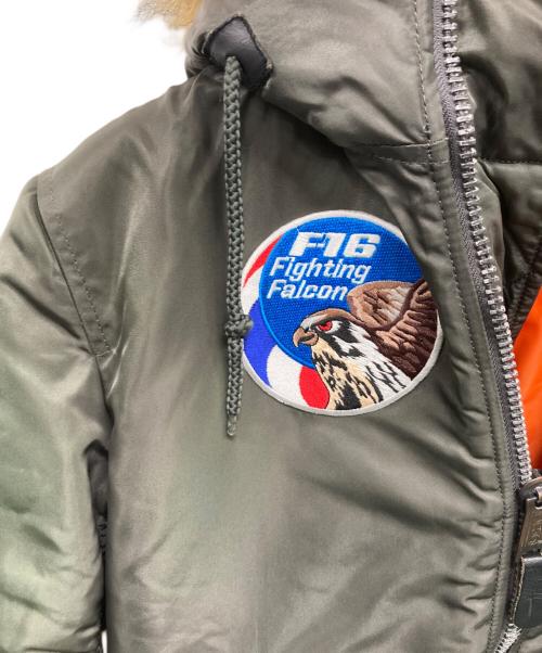 ALPHA（アルファ）ALPHA (アルファ) フライトジャケット オリーブ サイズ:SIZE Mの古着・服飾アイテム