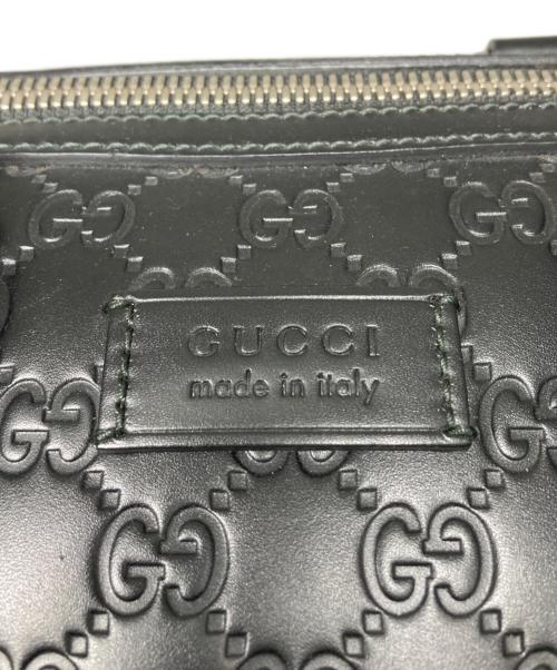 GUCCI（グッチ）GUCCI (グッチ) ボストンバッグ ブラックの古着・服飾アイテム