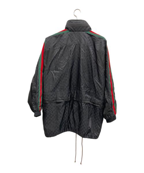 GUCCI（グッチ）GUCCI (グッチ) ウインドブレーカーミケーレ ブラック サイズ:44の古着・服飾アイテム