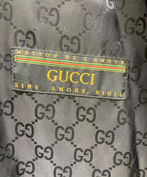 GUCCI（グッチ）GUCCI (グッチ) ウインドブレーカーミケーレ ブラック サイズ:44の古着・服飾アイテム