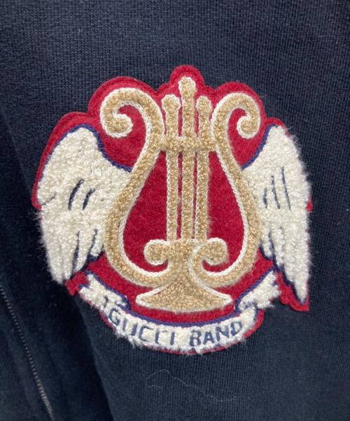 GUCCI（グッチ）GUCCI (グッチ) ジップパーカー スカイブルー×レッド×ブラック サイズ:Mの古着・服飾アイテム