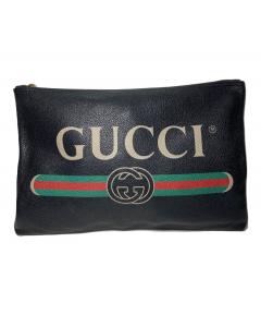 中古・古着通販】GUCCI (グッチ) バンブー タッセル クラッチバッグ