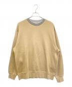 Acne studiosアクネ ストゥディオス）の古着「クルーネックスウェット」｜ベージュ×グレー