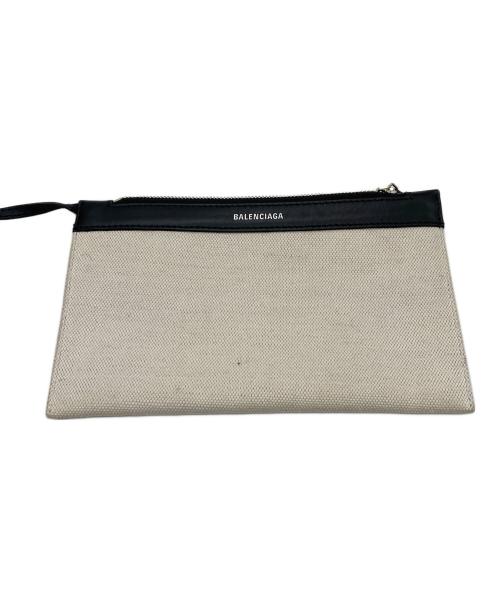 BALENCIAGA（バレンシアガ）BALENCIAGA (バレンシアガ) トートバッグ ブラック×ベージュの古着・服飾アイテム