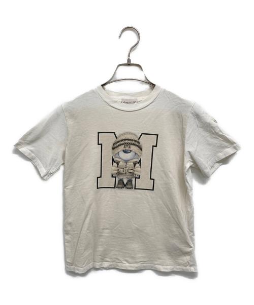 MONCLER（モンクレール）MONCLER (モンクレール) 半袖カットソー ホワイト サイズ:140cmの古着・服飾アイテム