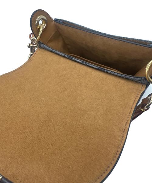 COACH（コーチ）COACH (コーチ) ショルダーバッグ ネイビー×ブラウンの古着・服飾アイテム