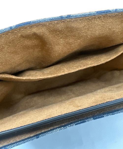 COACH（コーチ）COACH (コーチ) ショルダーバッグ ネイビー×ブラウンの古着・服飾アイテム