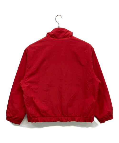 Eddie Bauer（エディーバウアー）Eddie Bauer (エディーバウアー) ナイロンフリースジャケット レッド サイズ:Ｍの古着・服飾アイテム