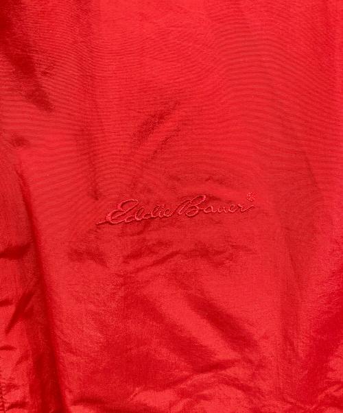 Eddie Bauer（エディーバウアー）Eddie Bauer (エディーバウアー) ナイロンフリースジャケット レッド サイズ:Ｍの古着・服飾アイテム