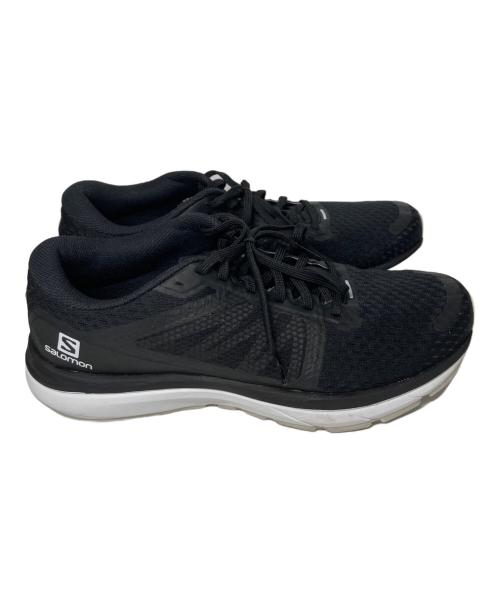 SALOMON（サロモン）SALOMON (サロモン) ランニングシューズ ブラック×ホワイト サイズ:28cmの古着・服飾アイテム