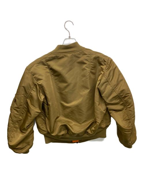 ALPHA（アルファ）ALPHA (アルファ) MA-1ジャケット ブラウン サイズ:Mの古着・服飾アイテム