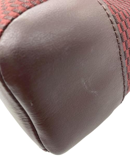 COACH（コーチ）COACH (コーチ) 2WAYショルダーバッグ レッド×ブラウンの古着・服飾アイテム