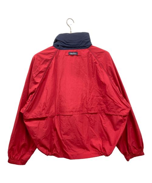 NAUTICA（ノーティカ）NAUTICA (ノーティカ) ナイロンジャケット レッド×ネイビー サイズ:XXLの古着・服飾アイテム