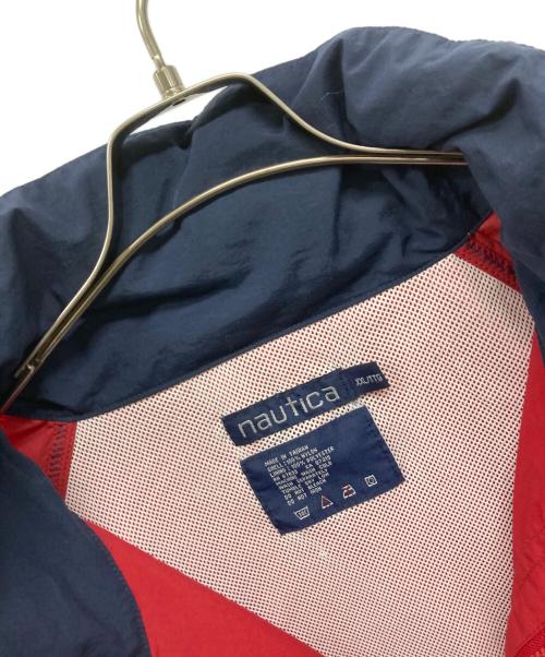 NAUTICA（ノーティカ）NAUTICA (ノーティカ) ナイロンジャケット レッド×ネイビー サイズ:XXLの古着・服飾アイテム