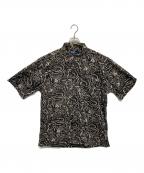 POLO RALPH LAURENポロ・ラルフローレン）の古着「半袖シャツ」｜ブラウン×ホワイト