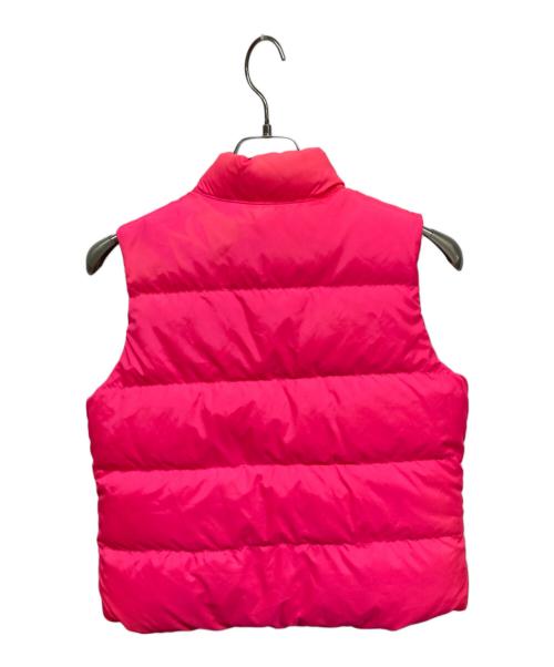 POLO RALPH LAUREN（ポロ・ラルフローレン）POLO RALPH LAUREN (ポロ・ラルフローレン) ダウンベスト ピンク×ネイビー サイズ:160cmの古着・服飾アイテム