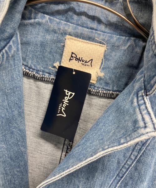 BONUM（ボナム）BONUM (ボナム) DENIM BIG COAT インディゴブルー サイズ:FREEの古着・服飾アイテム