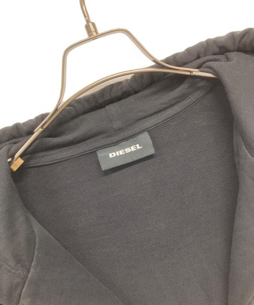 DIESEL（ディーゼル）DIESEL (ディーゼル) ジップパーカー ブラック サイズ:SIZE Sの古着・服飾アイテム