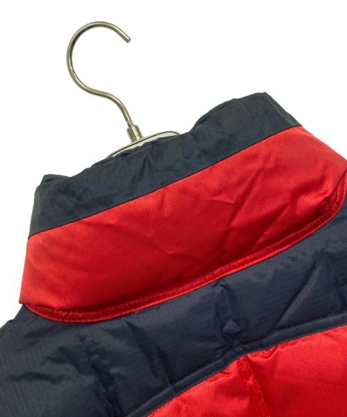 pellepelle（ペレペレ）pellepelle (ペレペレ) ダウンジャケット レッド×ネイビー サイズ:Lの古着・服飾アイテム