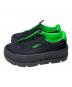 PUMA (プーマ) ローカットスニーカー ブラック×グリーン サイズ:22.5：5000円