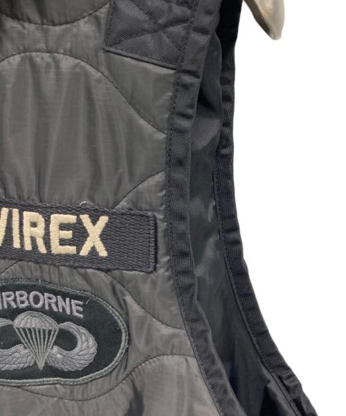 AVIREX（アヴィレックス）AVIREX (アヴィレックス) 中綿ベスト ブラック サイズ:SIZE Lの古着・服飾アイテム