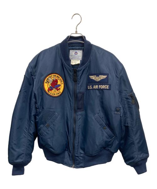 TED COMPANY（テッドカンパニー）TED COMPANY (テッドカンパニー) MA-1ジャケット ブルー サイズ:44の古着・服飾アイテム