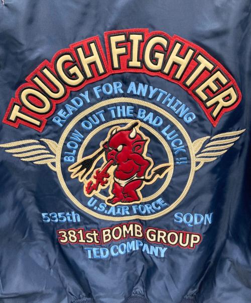 TED COMPANY（テッドカンパニー）TED COMPANY (テッドカンパニー) MA-1ジャケット ブルー サイズ:44の古着・服飾アイテム