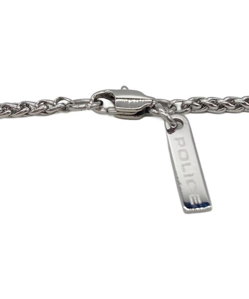 POLICE（ポリス）POLICE (ポリス) ネックレス ブラック×シルバーの古着・服飾アイテム
